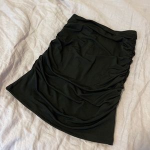 Ruched Mini Skirt